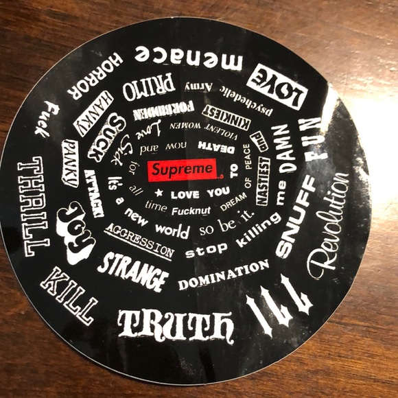 Supreme sticker